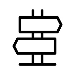 Direction Signs Icon Vector Symbol Design Illustration