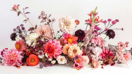 A floral arrangement showcasing intricate flower compositions.