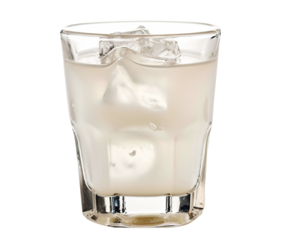 Raki drink isolated on transparent background