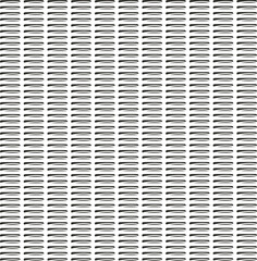 Horizontal lines with cut parts