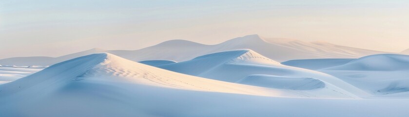  Lose yourself in the mesmerizing dance of light and shadow across pristine sand dunes, their contours beautifully accentuated against a transparent background, evoking a sense of wonder and awe.