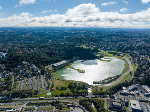Drone - Parque Barigui em Curitiba