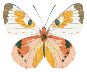 PNG Aesthetic butterfly in boho invertebrate appliance animal.