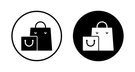 Shopping bag icon vector isolated on white background. Shopping bag vector icon. Basket icon