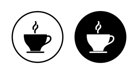 coffee cup icon vector isolated on white background. Coffee cup icon. Coffee vector icon. Tea