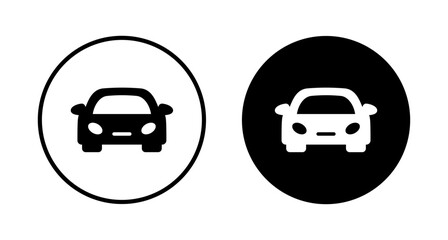 Obraz premium Car icon vector isolated on white background. Car icon vector.