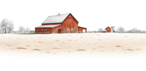 PNG  Barn farm architecture landscape.