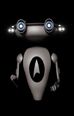 3D illustration from a Robot from my imagination.