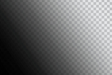 Black to transparent gradient background. Diagonal light direction. Subtle texture overlay. Vector graphic.
