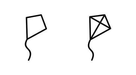 Kite icon set. kite vector icon.