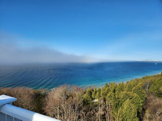 fog over the water