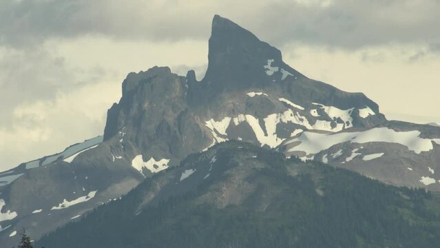 Famous Mountain Peak in Whistler Canada Black Tusk