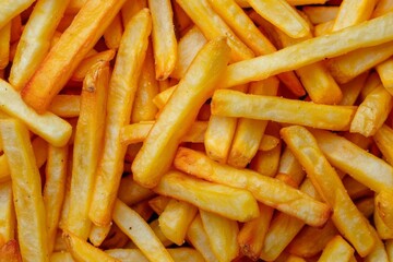golden crispy french fries classic fast food staple appetizing food photography