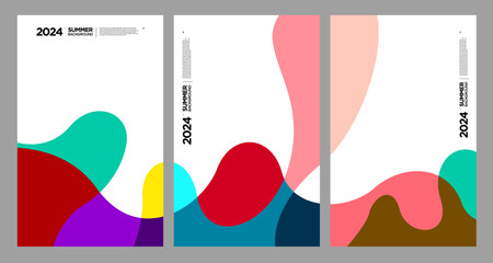 Vector Illustration colorful liquid and fluid abstract for banner template