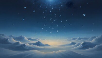 Fototapeta premium Clear Plain Shiny Warm Soft Vintage Bokeh Cloudy Wave Like Geometric Blue Background or Texture