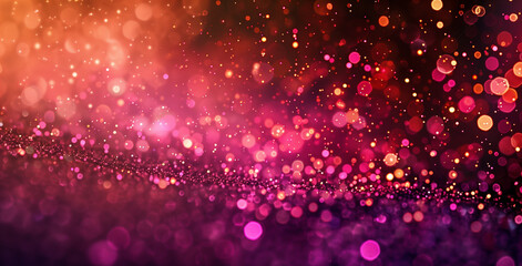 Background of red gold and dust, made in dark cherry and purple style, dots similar to confetti