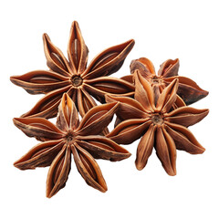 star anise isolated on white background