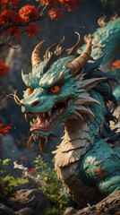 Fototapeta premium Mythical Dragon