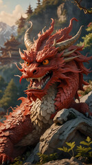 Fototapeta premium Mythical Dragon