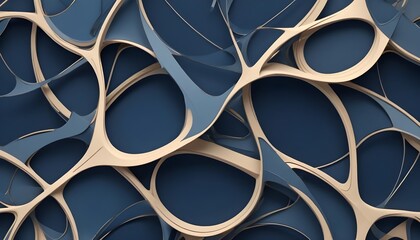 Clear Plain Shiny Warm Soft Vintage Bokeh Cloudy Wave Like Geometric Blue Background or Texture