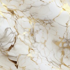 White Marble with Golden Gleam