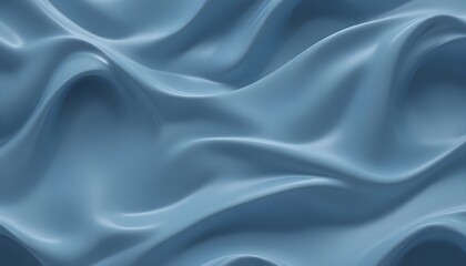 Obraz premium Clear Plain Shiny Warm Soft Vintage Bokeh Cloudy Wave Like Geometric Blue Background or Texture