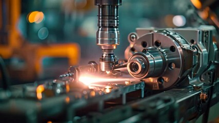 Quality control in the welding process Mechatronics Mechanical engineers are discussing production cycle times to ensure continuous operations in robotic welding jig assembly o