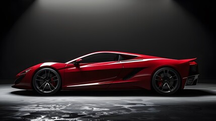 Fototapeta premium car, auto, automobile, vehicle, sport, luxury, transportation, toy, red, transport, fast, speed, model, design, sports, wheels, black, wheel, concept, vintage, drive, headlight, road, new, cars