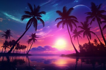 サンセットが美しいビーチ