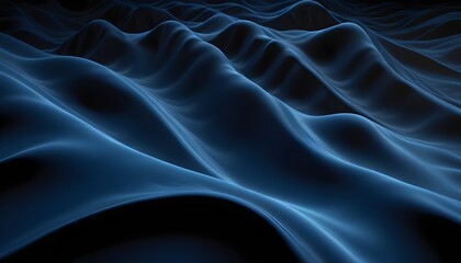 Fototapeta premium Clear Plain Shiny Warm Soft Vintage Bokeh Cloudy Wave Like Geometric Blue Background or Texture