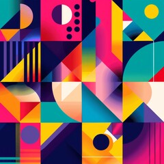 Abstract Geometric Background Illustration