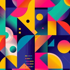Abstract Geometric Background Illustration
