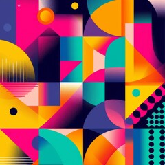 Abstract Geometric Background Illustration