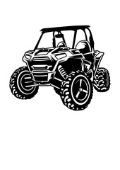 ATV Illustration, Monster Truck Cut file, Racer Dad Stencil, Racing Vector, Car Show Exhibit Clipart, Mud Ride, Off road RZR Driver Shirt