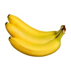Banana isolated on white background 