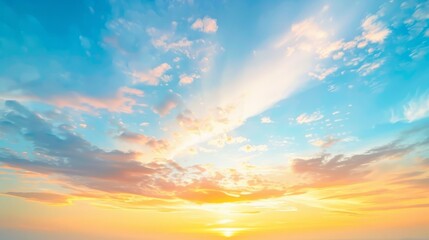 Obraz premium beautiful colorful sky generative ai