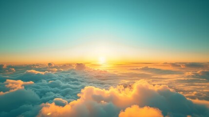 Fototapeta premium beautiful colorful sky generative ai