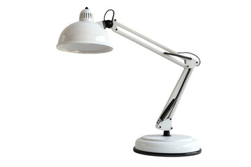 Modern desk lamp isolated on transparent background