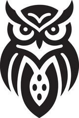 Owl Head Vector Design