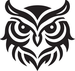 Owl Head Vector Design
