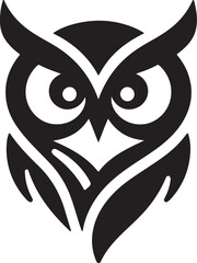 Owl Head Vector Design