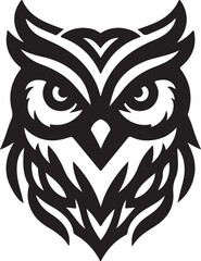 Owl Head Vector Design