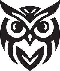 Owl Head Vector Design