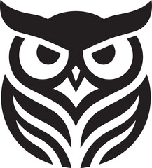 Owl Head Vector Design