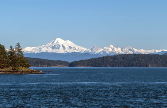 Mount Baker from the water