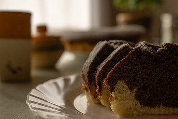 cup of coffee and cake
