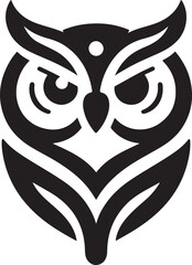 Owl Head Vector Design