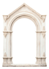 Naklejka premium PNG Colonial Arch style arch architecture white background.