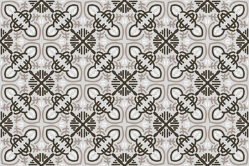 seamless vintage or arabic pattern. Simple vector graphic.