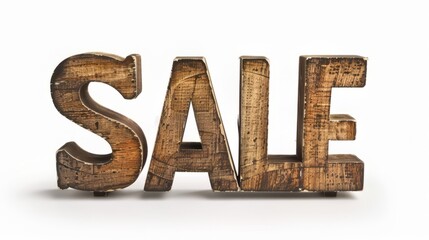 The word Sale created in Display Typography.